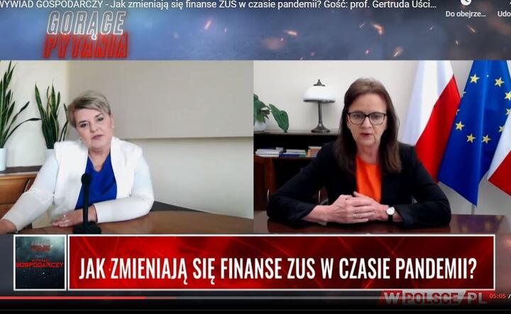 Gertruda Uścińska, prezes ZUS / autor: wPolsce.pl