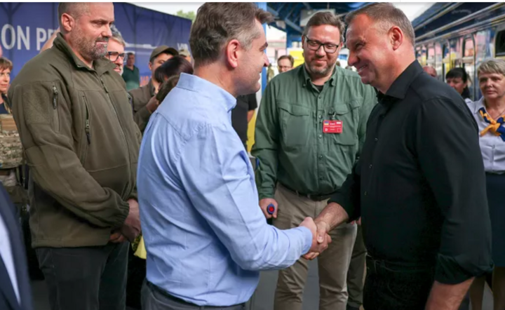 Prezydent Polski przybył do Kijowa na zaproszenie prezydenta Zełenskiego