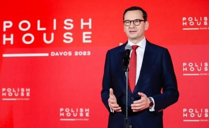Mateusz Morawiecki w Davos / autor: PAP/TT/Kandelaria Premiera