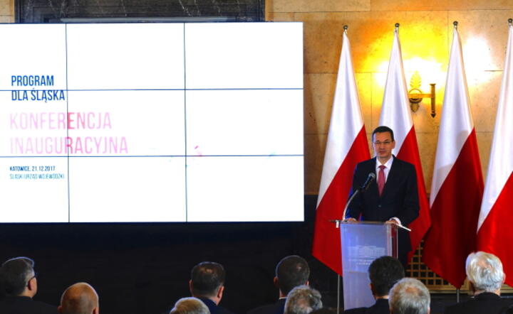 Premier Mateusz Morawiecki przedstawia "Program dla Śląska", 21 bm. w Śląskim Urzędzie Wojewódzkim w Katowicach / autor: fot. PAP/ Andrzej Grygiel