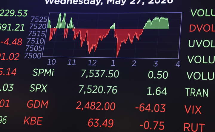 Notowania na giełdzie nowojorskiej NYSE / autor: PAP/EPA/SARAH YENESEL