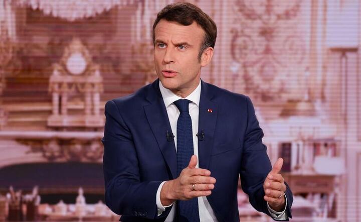 prezydent Francji Emmanuel Macron / autor: PAP/EPA