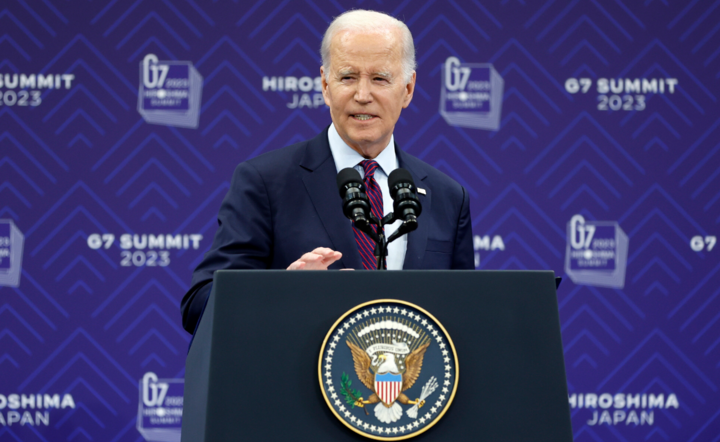 Joe Biden / autor: PAP/EPA/Kiyoshi Ota / POOL