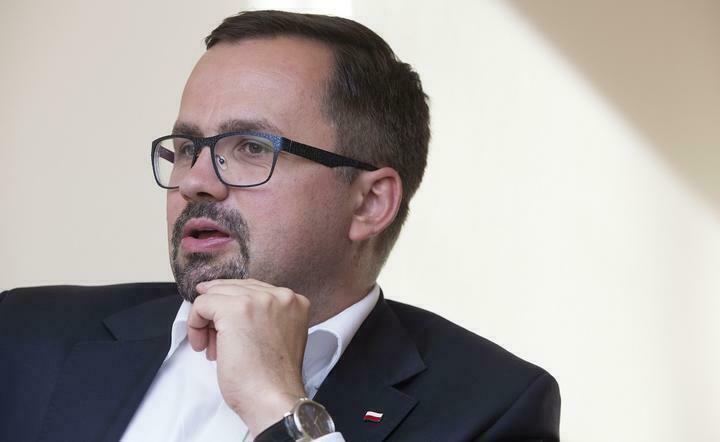 Marcin Horała, pełnomocnik rządu ds. Centralnego Portu Komunikacyjnego / autor: Fratria