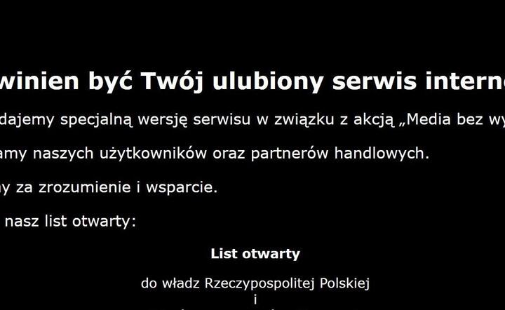 Protest mediów trwa od samego rana / autor: fot. Onet