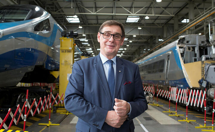 prezes PKP SA Krzysztof Mamiński / autor: Fratria