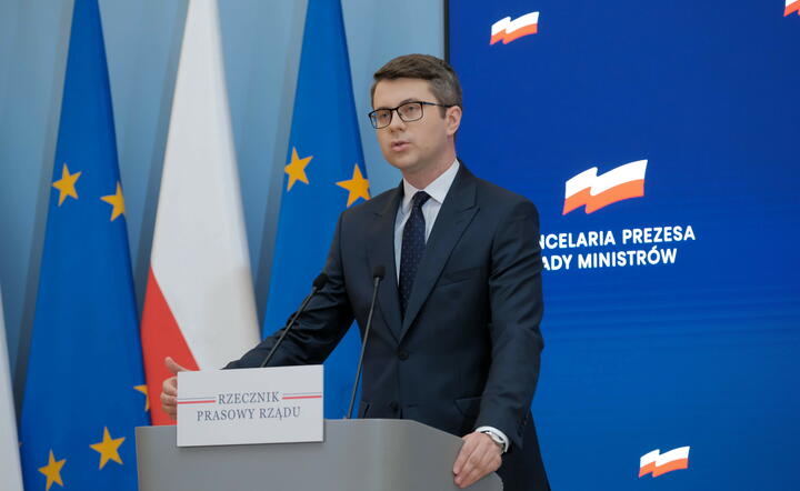 rzecznik rządu Piotr Müller / autor: PAP/Mateusz Marek