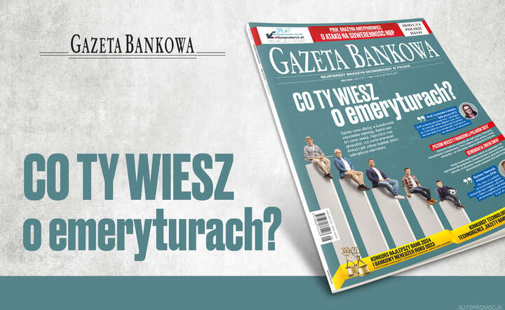 Okładka Gazety Bankowej / autor: Fratria