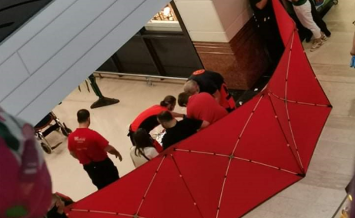 Nożownik w galerii Arkadia w Warszawie. Zdjęcie ze zdarzenia!