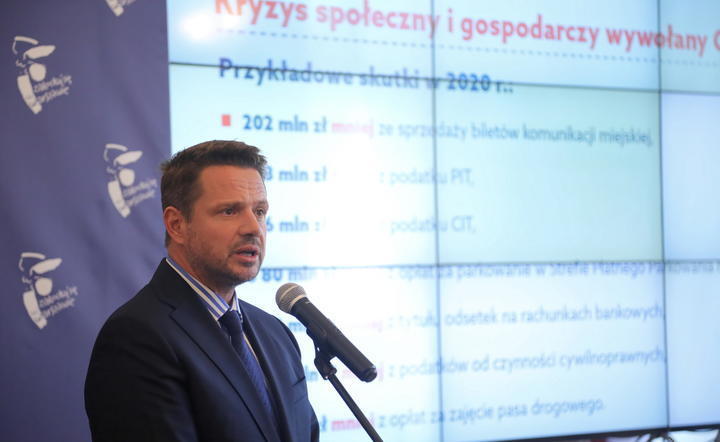 prezydent Warszawy Rafał Trzaskowski / autor: PAP