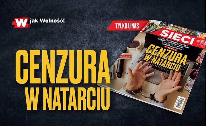 Okładka tygodnika Sieci  / autor: Fratria 