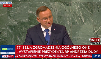 Mocne wystąpienie prezydenta w ONZ!