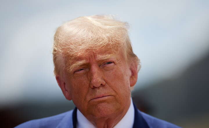 Były prezydent USA Donald Trump / autor: PAP