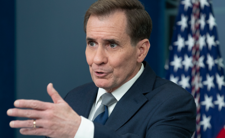 rzecznik amerykańskiej Rady Bezpieczeństwa Narodowego (NSC) John Kirby / autor: PAP/EPA/MICHAEL REYNOLDS