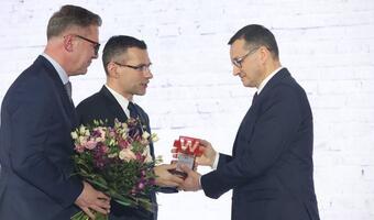 Premier Mateusz Morawiecki  "Człowiekiem Wolności" tygodnika "Sieci"