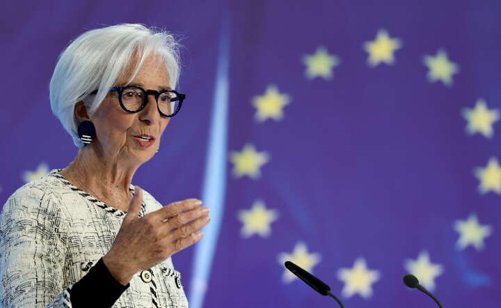 Prezes EBC Christine Lagarde, zdjęcie z 30 stycznia 2026 / autor: PAP/EPA/RONALD WITTEK