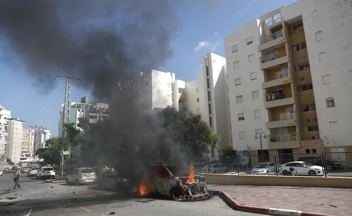 Wojna w Izraelu / autor: PAP/EPA/ATEF SAFADI
