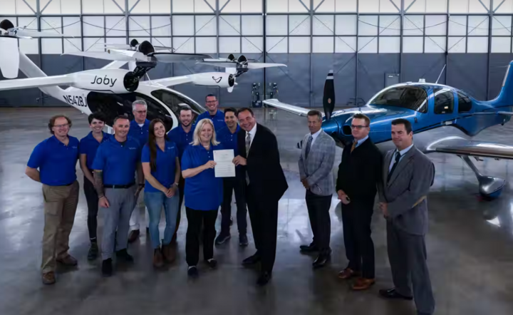 Joby Aviation Air Taxi z certyfikatem / autor: Materiały Prasowe