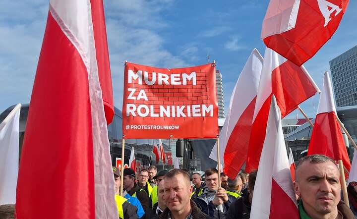 Protest rolników w Warszawie, 27 lutego 2024 r.  / autor: Fratria / LK