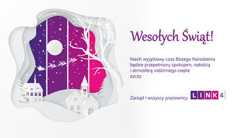 Zdrowych i radosnych Świąt życzy LINK4!