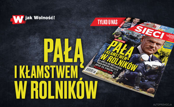 Okładka tygodnika Sieci / autor: Fratria