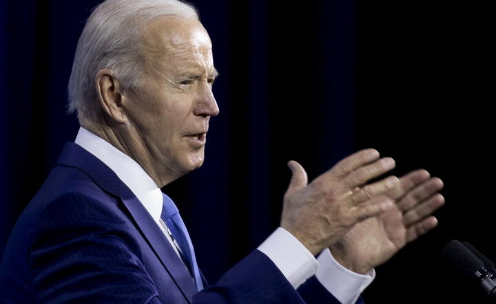 prezydenta USA Joe Biden / autor: PAP/EPA/MICHAEL REYNOLDS