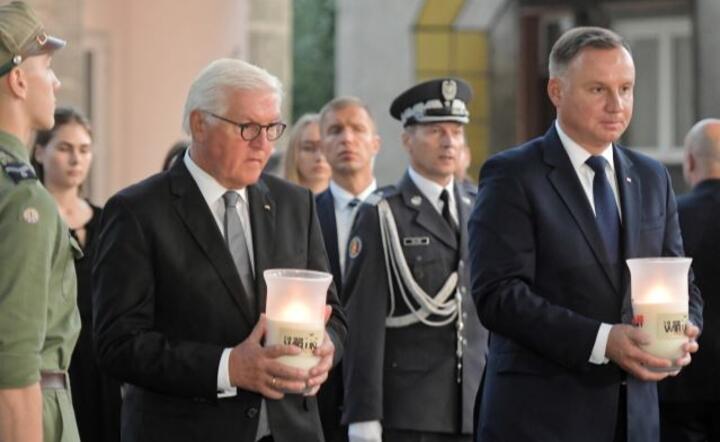 Frank-Walter Steinmeier i Andrzej Duda / autor: PAP/Grzegorz Michałowski