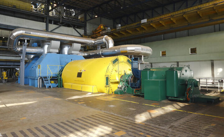  Turbina w elektrowni Ostrołęka B. Moc unowocześnionego bloku zwiększyła się o 9 MWe i wynosi 230 MWe / autor: materiały pras. Grupy Energa