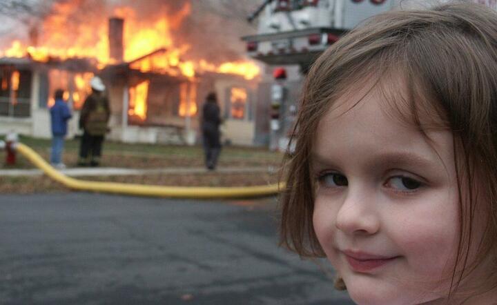 Disaster Girl / autor: internet