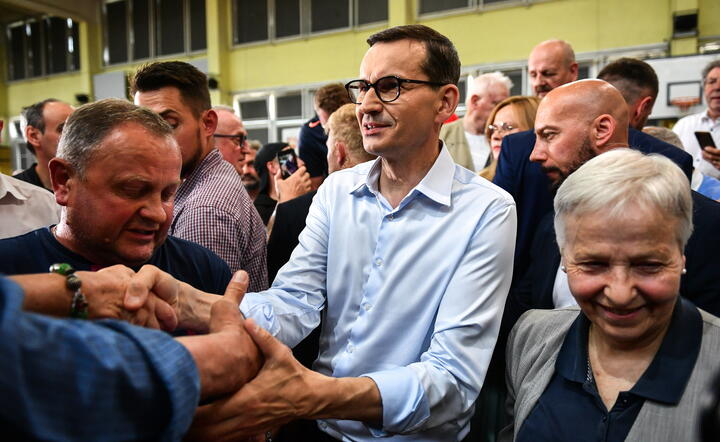 Mateusz Morawiecki w Kościerzynie / autor: PAP