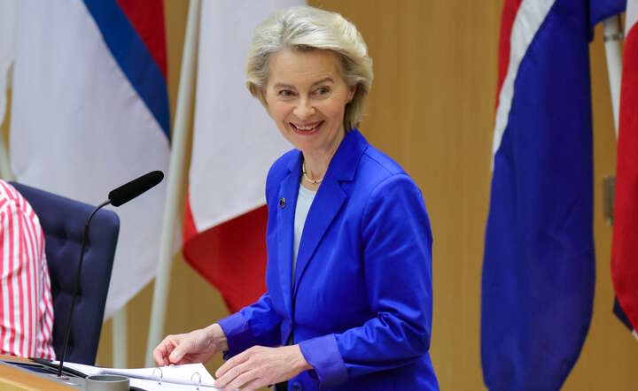 Przewodnicząca KE Ursula von der leyen / autor: PAP