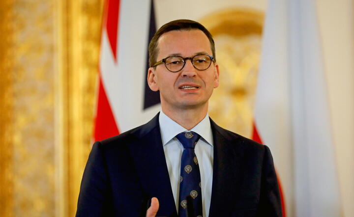 Mateusz Morawiecki w Londynie / autor: PAP/EPA/LUKE MACGREGOR / POOL