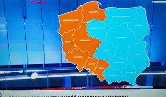 PiS wygrywa na wschodzie i centrum Polski
