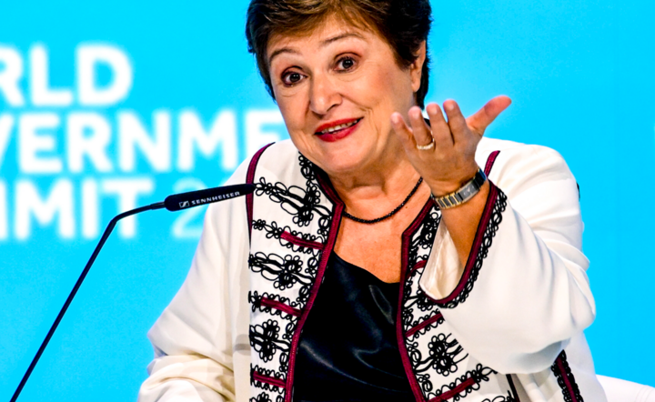Szefowa Międzynarodowego Funduszu Walutowego (MFW) Kristalina Georgiewa / autor: PAP