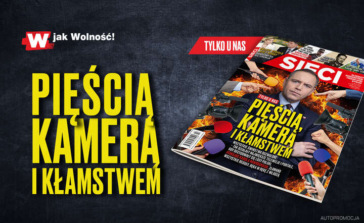 Okładka tygodnika Sieci / autor: Fratria 