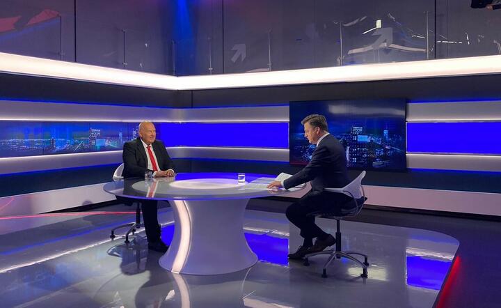 minister finansów Tadeusz Kościński w Polsat News / autor: twitter.com/MF_GOV_PL