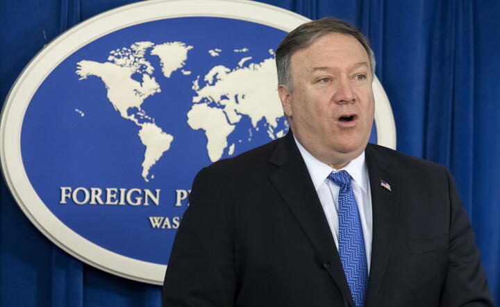 Mike Pompeo / autor: PAP/EPA/MICHAEL REYNOLDS
