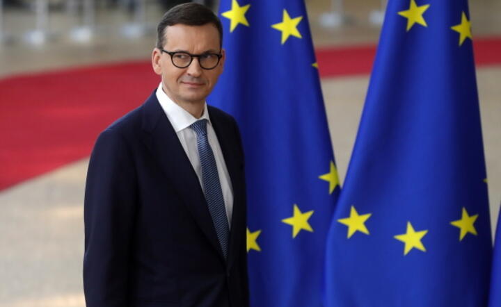Mateusz Morawiecki w Brukseli 23. bm. / autor: PAP/EPA/STEPHANIE LECOCQ