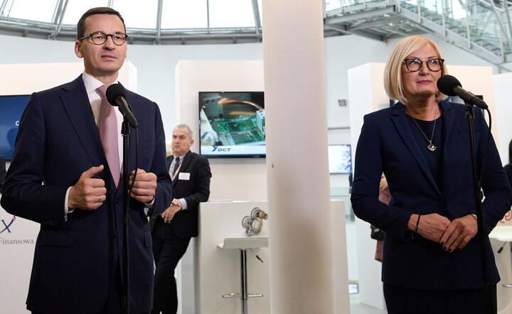 Mateusz Morawiecki, Joanna Kopcińska / autor: PAP/Darek Delmanowicz