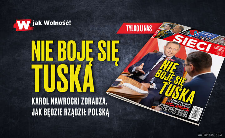 Okładka tygodnika Sieci / autor: Fratria 
