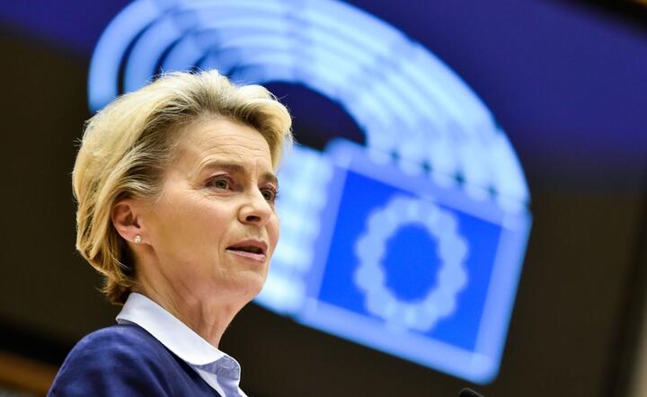 Szefowa Komisji Europejskiej Ursula von der Leyen / autor: PAP/EPA/JOHN THYS / POOL