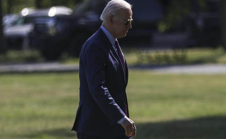 prezydent USA Joe Biden / autor: PAP/EPA/Oliver Contreras / POOL