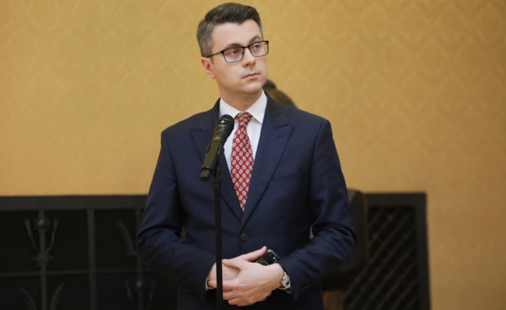 rzecznik rządu Piotr Müller / autor: PAP/Albert Zawada