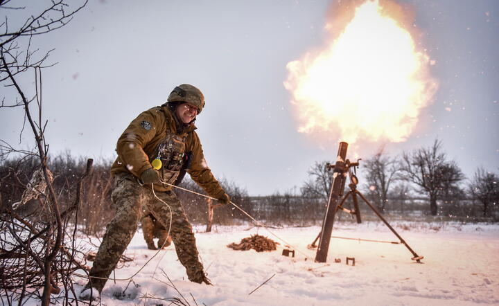 Walki na Ukrainie / autor: PAP/EPA