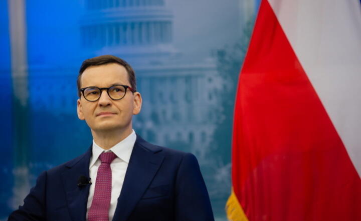 Premier RP Mateusz Morawiecki na posiedzeniu Atlantic Council w Waszyngtonie / autor: PAP/Krystian Maj/KPRM