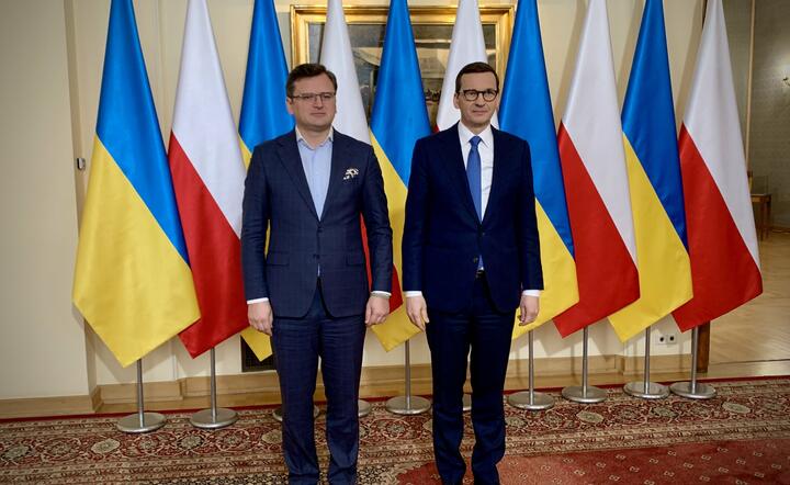 Dmytro Kułeba i Mateusz Morawiecki / autor: Twitter