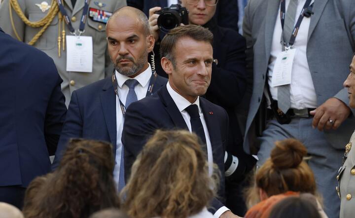 Emmanuel Macron  / autor: PAP/EPA/Sebastien Nogier / POOL