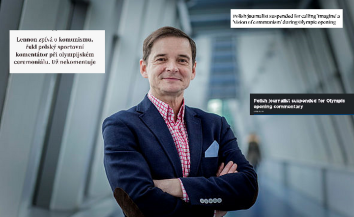 Dziennikarz Przemysław Babiarz / autor: Fratria
