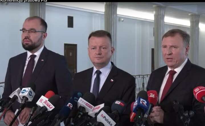 Klub PiS składa w Sejmie projekt uchwały ws. sytuacji na granicy polsko-niemieckiej / autor: YT / @pisorgpl