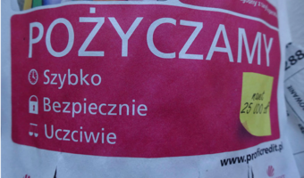 Tylko we wrześniu Polacy wzięli 0,5 mld zł chwilówek